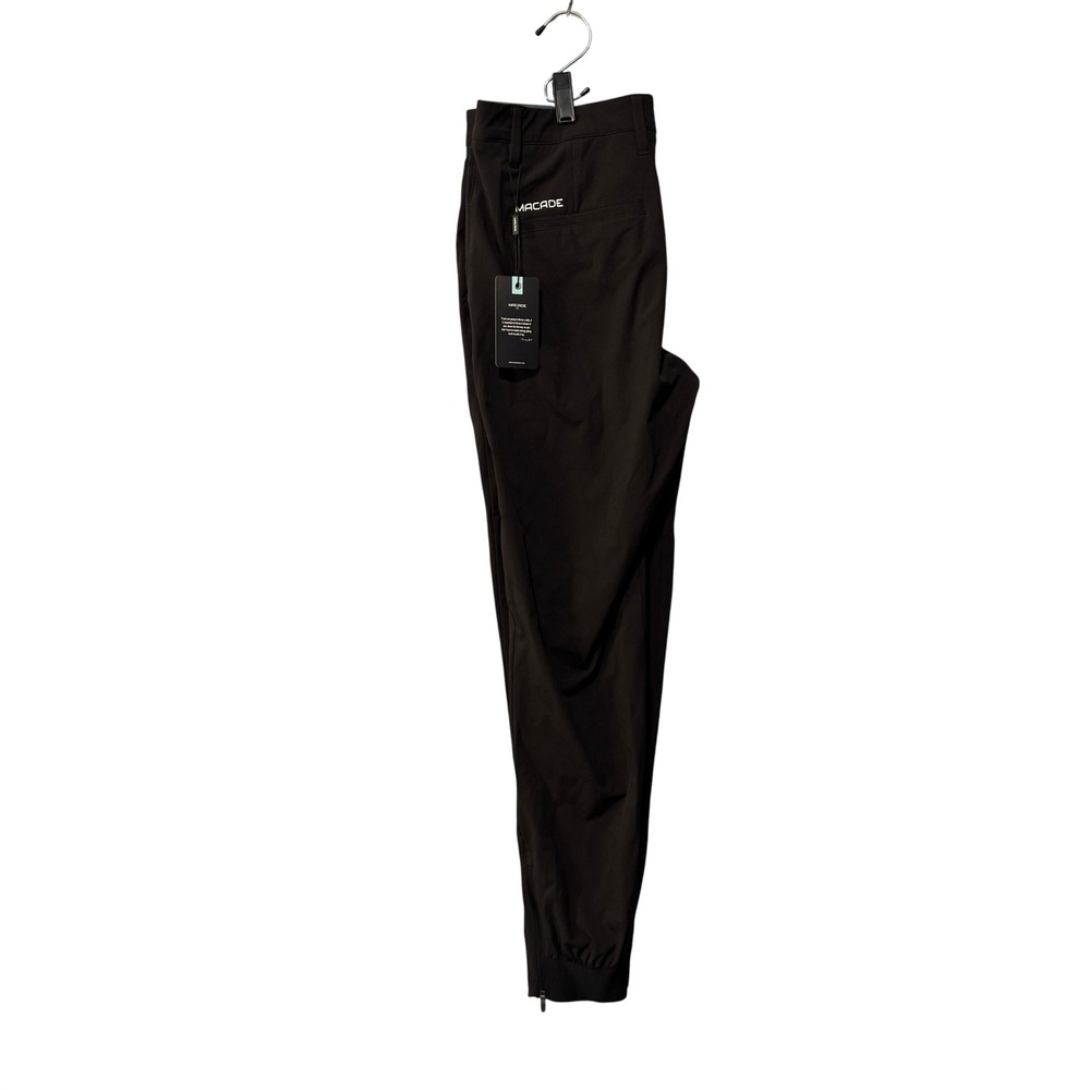 Macade Golf Mens Slim Fit Joggers Black Performance Trousers Size 40 Regular NEW
